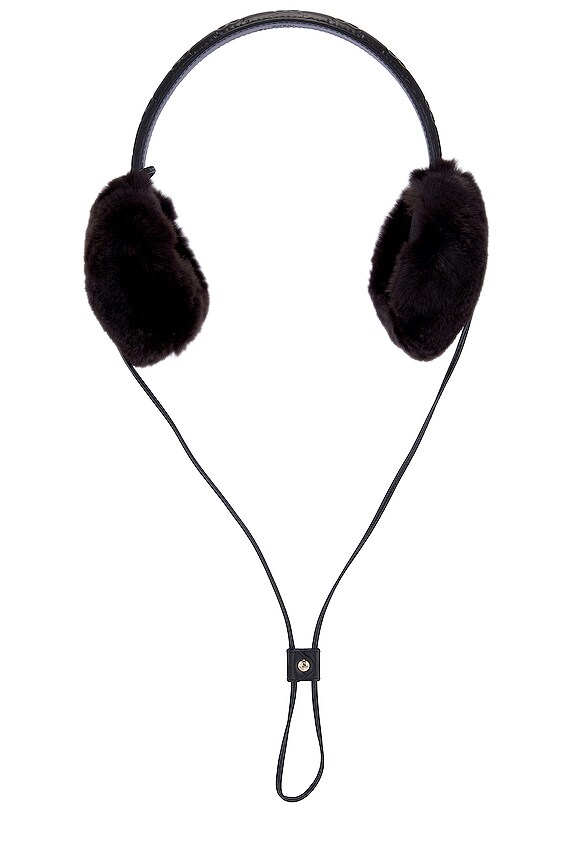 FWRD Renew Gucci Earmuffs in Black REVOLVE