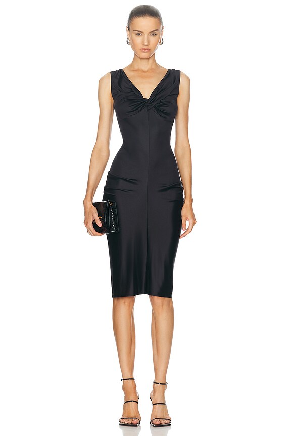 view 1 of 3 VESTIDO JOHN GALLIANO in Black