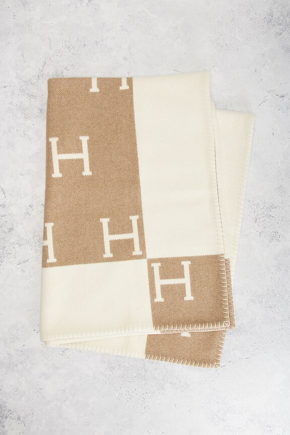 view 2 of 5 COUVERTURE HERMES in Beige