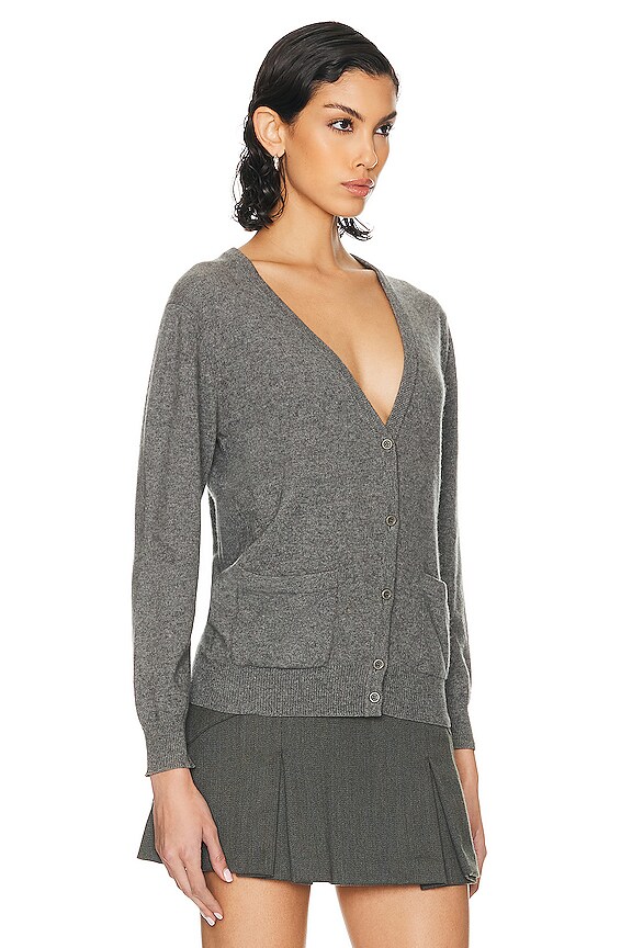view 2 of 4 Dior Knit Cardigan in Grey
