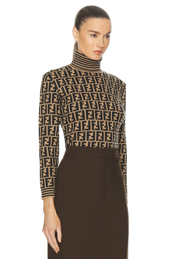 view 2 of 5 JERSEY FENDI in Beige