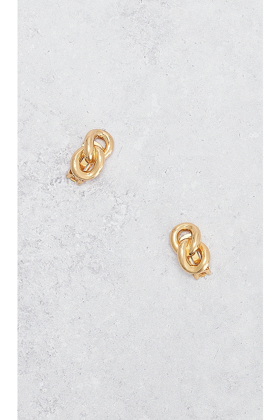 view 2 of 5 Dior Clip On Earrings in Gold