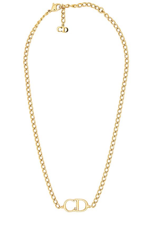 view 1 of 7 Dior CD Necklace in Gold