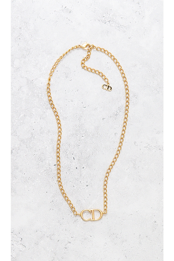 view 2 of 7 Dior CD Necklace in Gold
