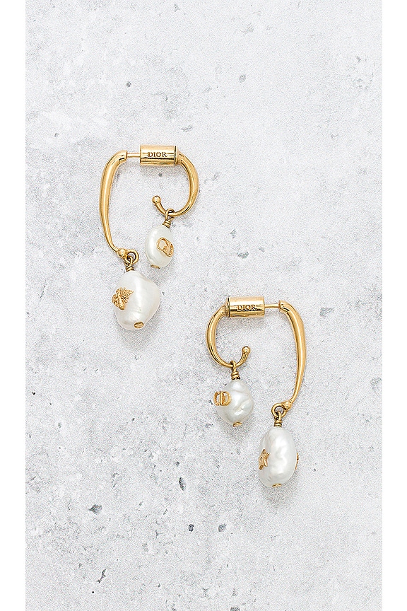 view 2 of 7 СЕРЬГИ DIOR in Gold