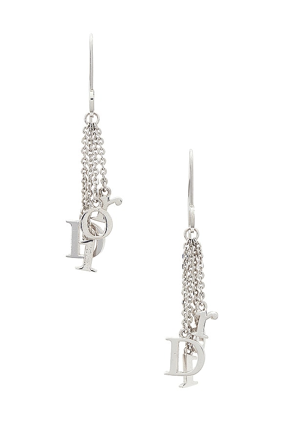 view 1 of 5 BOUCLES D'OREILLES DIOR in Silver