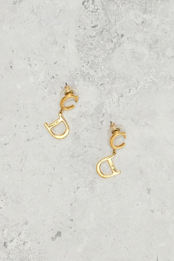 view 2 of 4 BOUCLES D'OREILLES DIOR in Gold