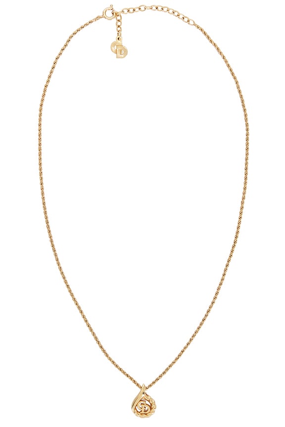 view 1 of 5 Dior Logo Necklace in Gold