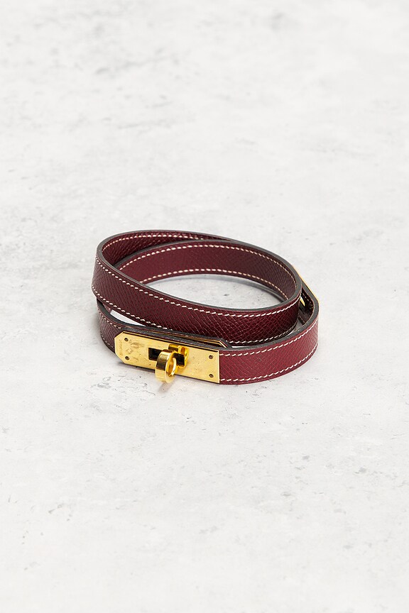 view 2 of 8 COLLIER HERMES in Burgundy