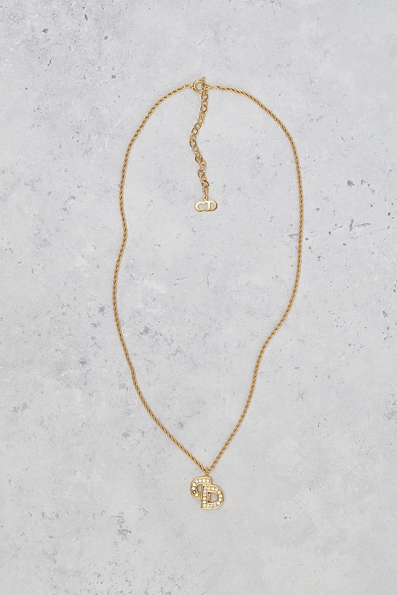 view 2 of 6 Dior CD Necklace in Gold