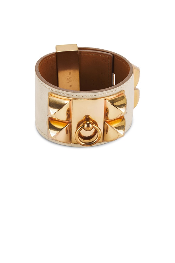 view 1 of 8 Hermes Collier De Chien Bracelet in Ivory