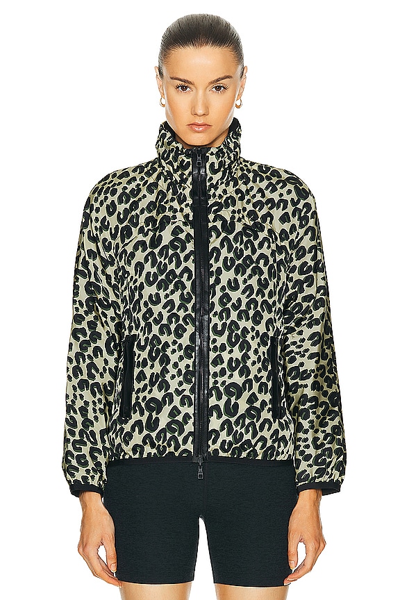 view 2 of 5 Louis Vuitton Leopard Nylon Jacket in Green