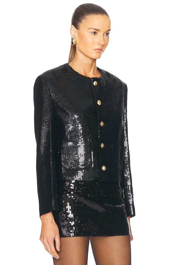 view 2 of 5 Celine Sequin Jacket in Black