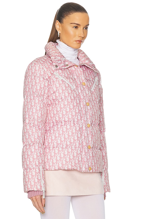 view 2 of 5 Dior Logo Puffer Jacket in Pink