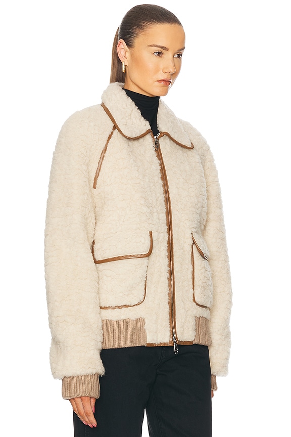 view 2 of 4 Fendi Fleece Jacket in Cream