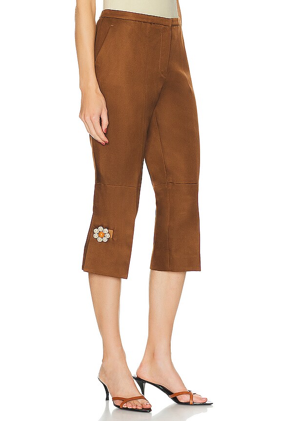 view 2 of 5 Louis Vuitton Silk Pant in Brown