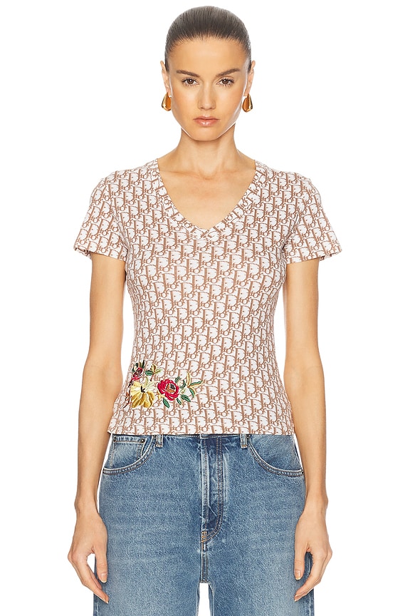 view 1 of 6 Dior Trotter T-Shirt in Beige
