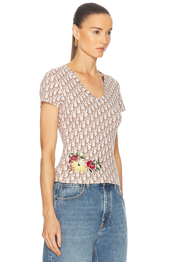 view 2 of 6 Dior Trotter T-Shirt in Beige