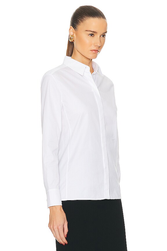 view 2 of 4 Hermes Button Up Shirt in White