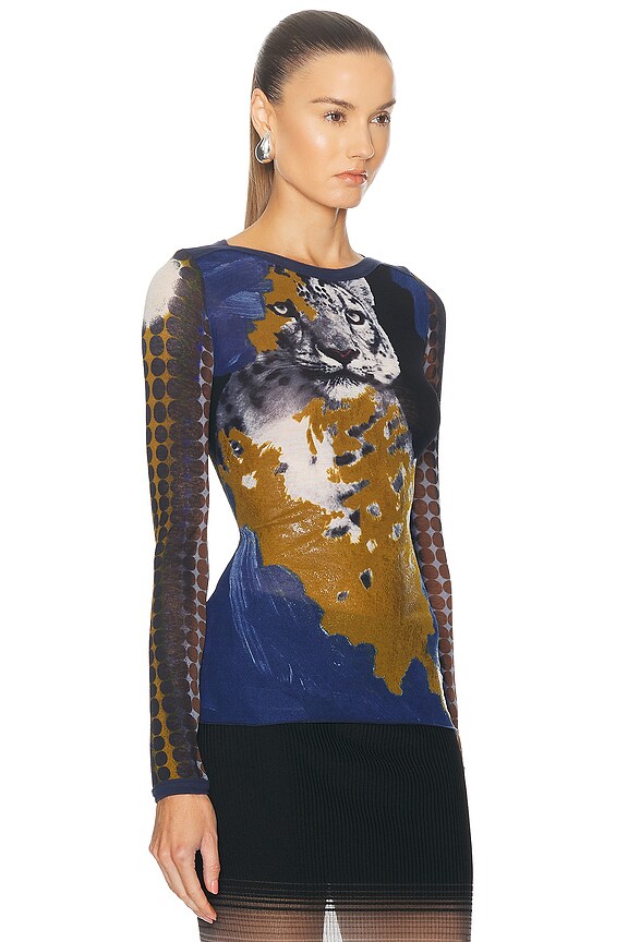 view 2 of 4 Jean Paul Gaultier Long Sleeve Top in Multi