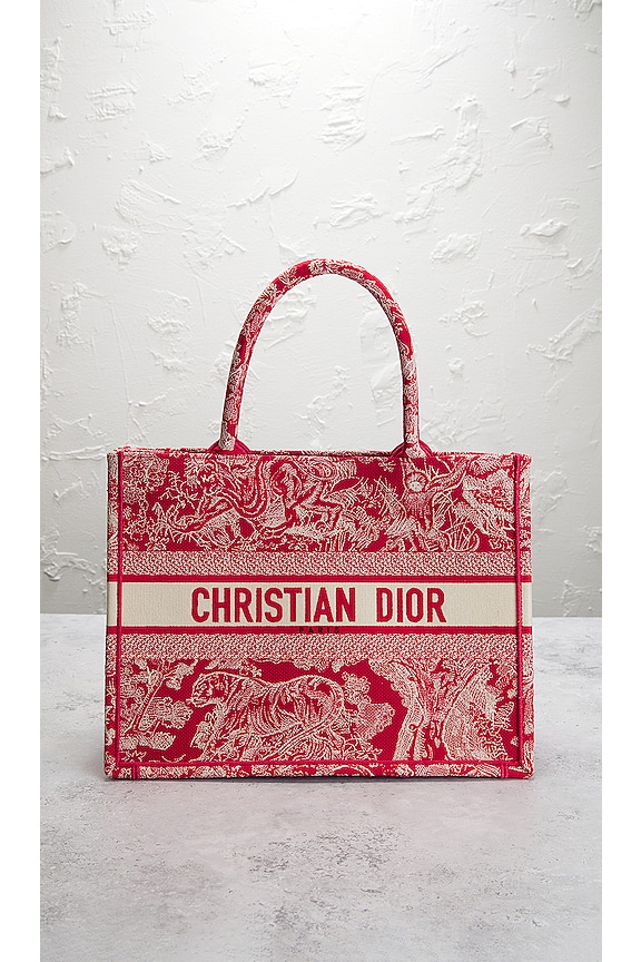view 2 of 9 Dior Book Tote Bag in Red