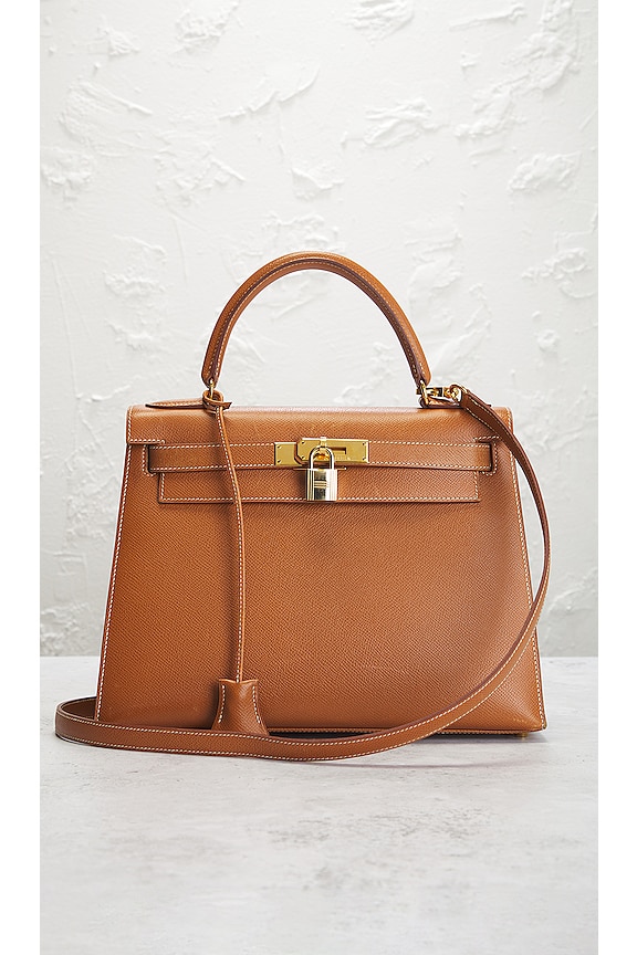 view 2 of 10 BOLSO HERMES in Gold