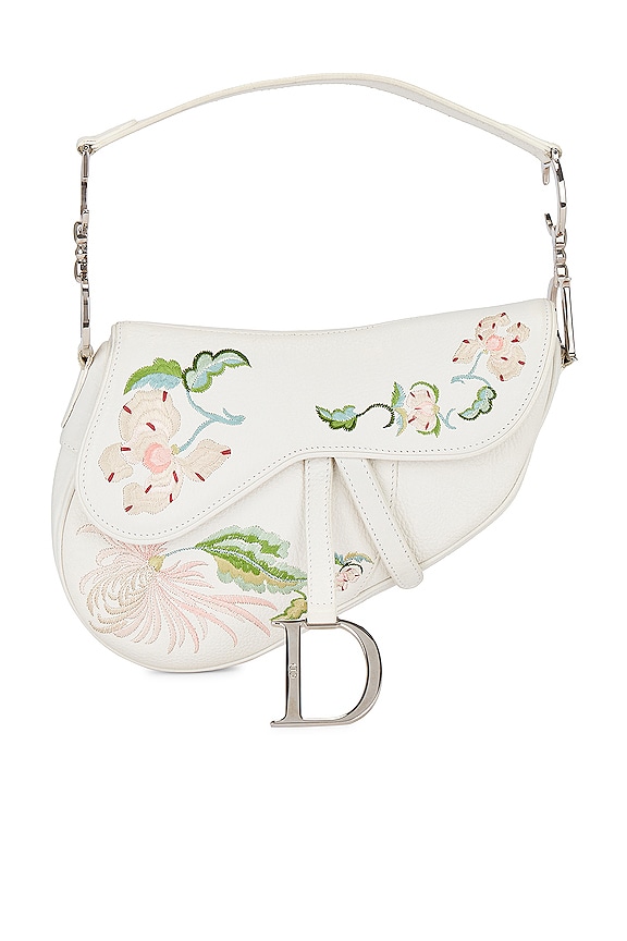 view 1 of 10 Dior Saddle Bag in White