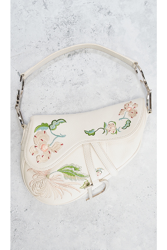 view 2 of 10 Dior Saddle Bag in White