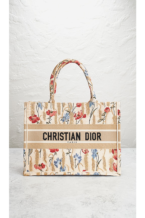 view 2 of 9 Dior Floral Book Tote Bag in Multi