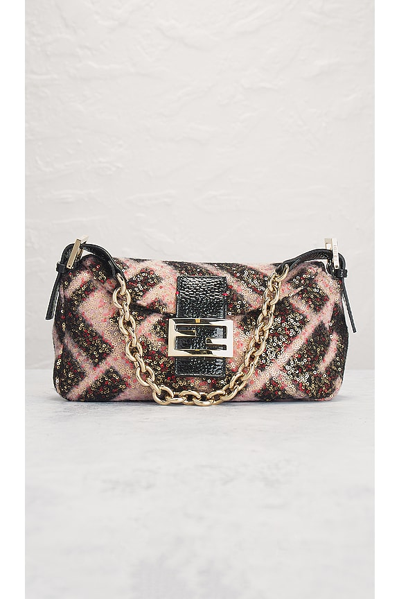view 2 of 10 Fendi Sequin Shoulder Bag in Pink