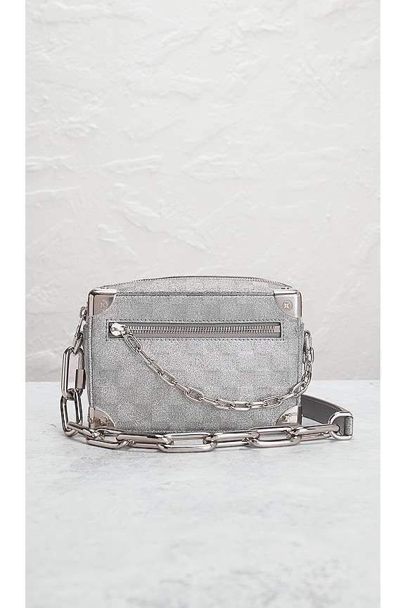 view 2 of 10 Louis Vuitton Damier Glitter Soft Trunk Shoulder Bag in Silver