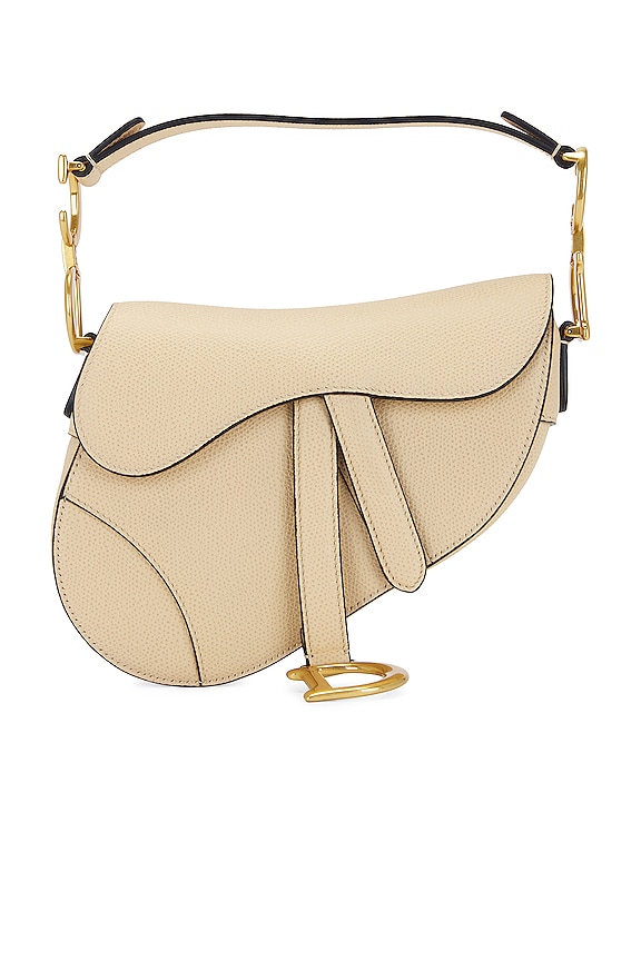 Fwrd Renew Dior Saddle Bag In Cream Revolve 6123