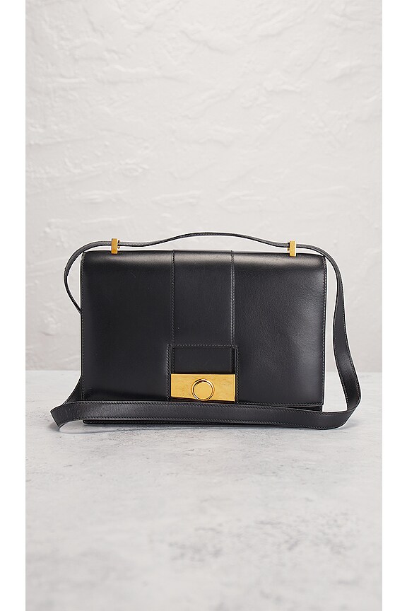 view 2 of 10 Hermes 1972 Box Shoulder Bag in Black