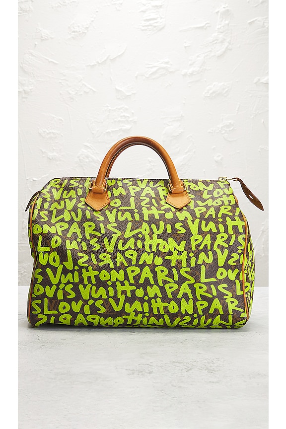 view 2 of 9 Louis Vuitton Speedy 30 Bag in Green Graffiti Monogram