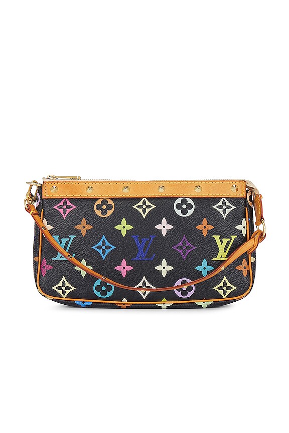 view 1 of 9 Louis Vuitton Multicolor Pochette Accessoires Shoulder Bag in Black