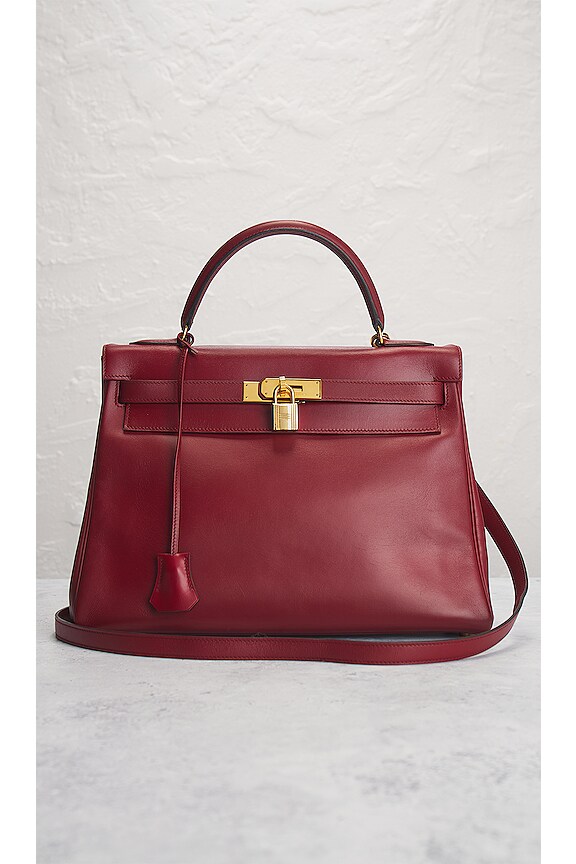 view 2 of 10 Hermes Kelly 32 Handbag in Bordeaux