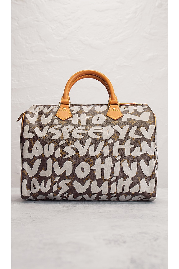 view 2 of 10 Louis Vuitton X Stephen Sprouse Graffiti Speedy 30 Handbag in Brown