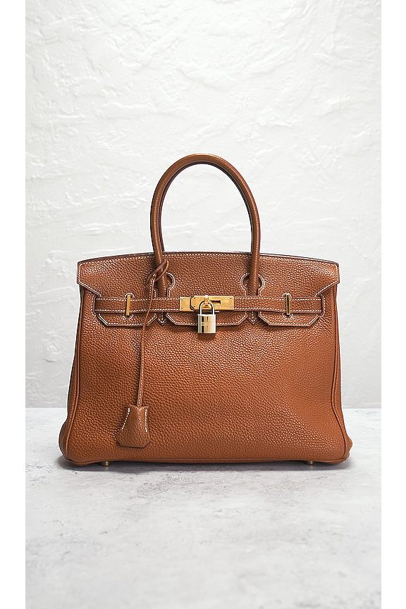 view 2 of 10 HERMES 핸드백 in Gold