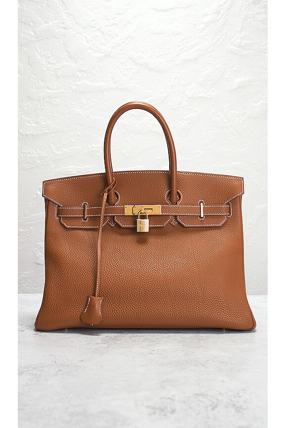 view 2 of 10 Hermes Birkin 35 Handbag in Gold