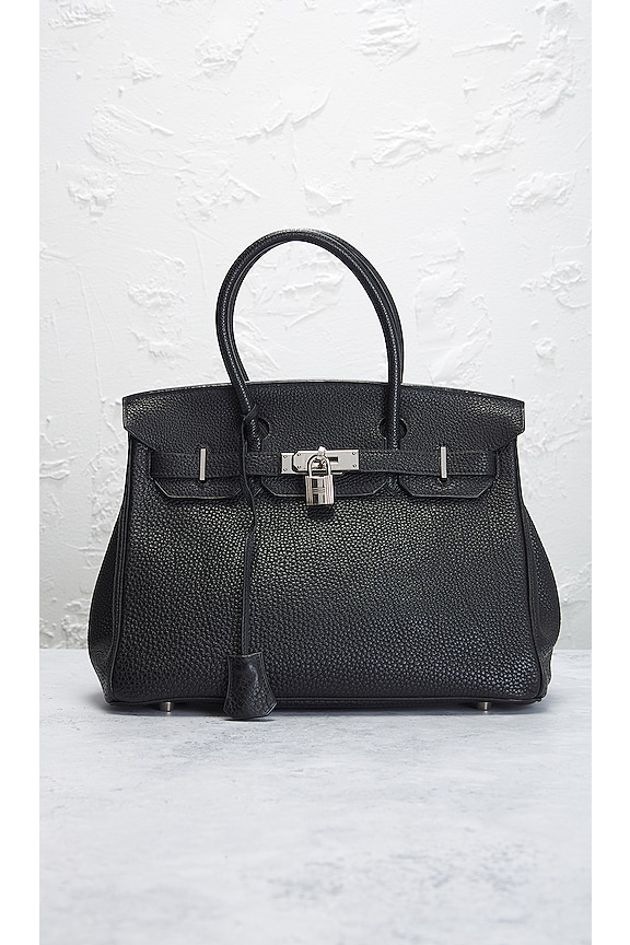 view 2 of 10 Hermes Togo Birkin 30 Handbag in Black
