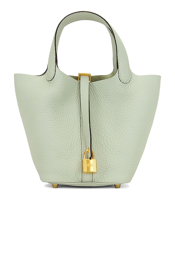 view 1 of 8 Hermes Picotin 18 Clemence Handbag in Gris Neve