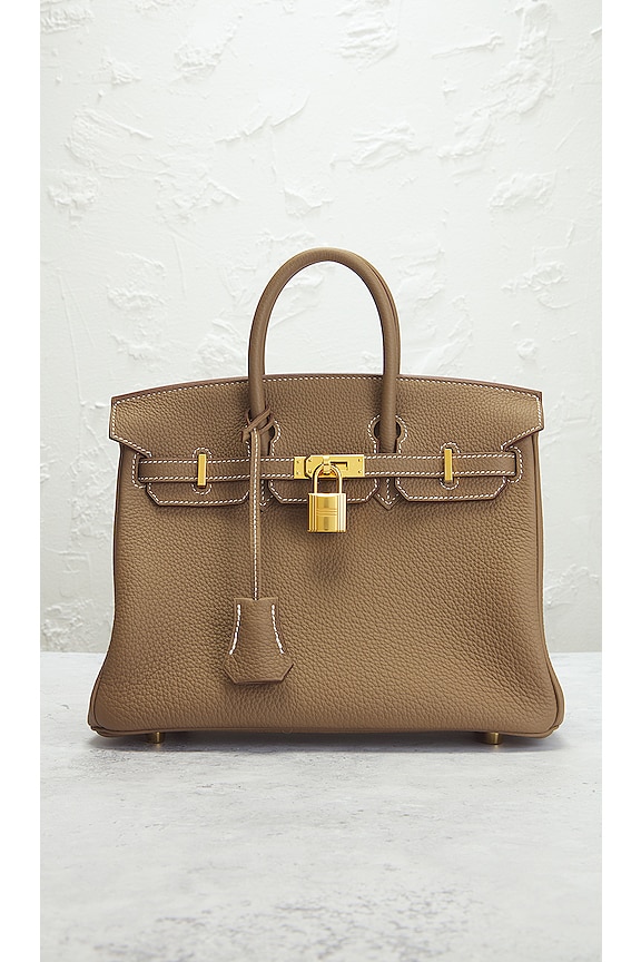 view 2 of 9 SAC À MAIN HERMES in Etoupe