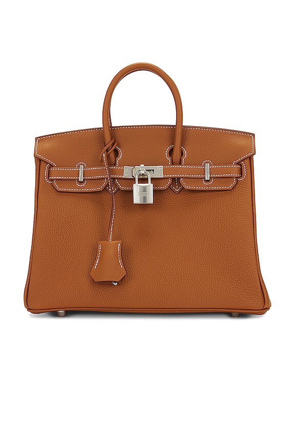 view 1 of 9 Hermes Birkin 25 Togo Handbag in Gold