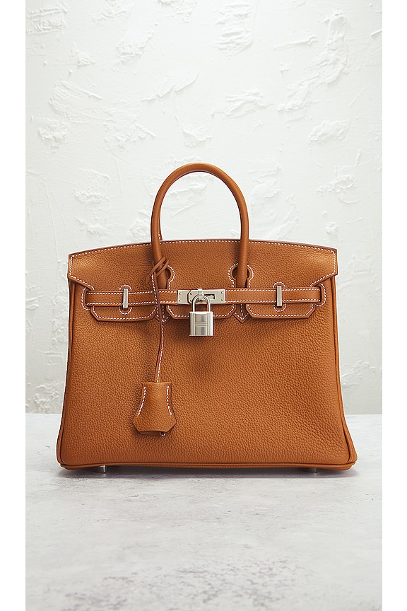 view 2 of 9 Hermes Birkin 25 Togo Handbag in Gold