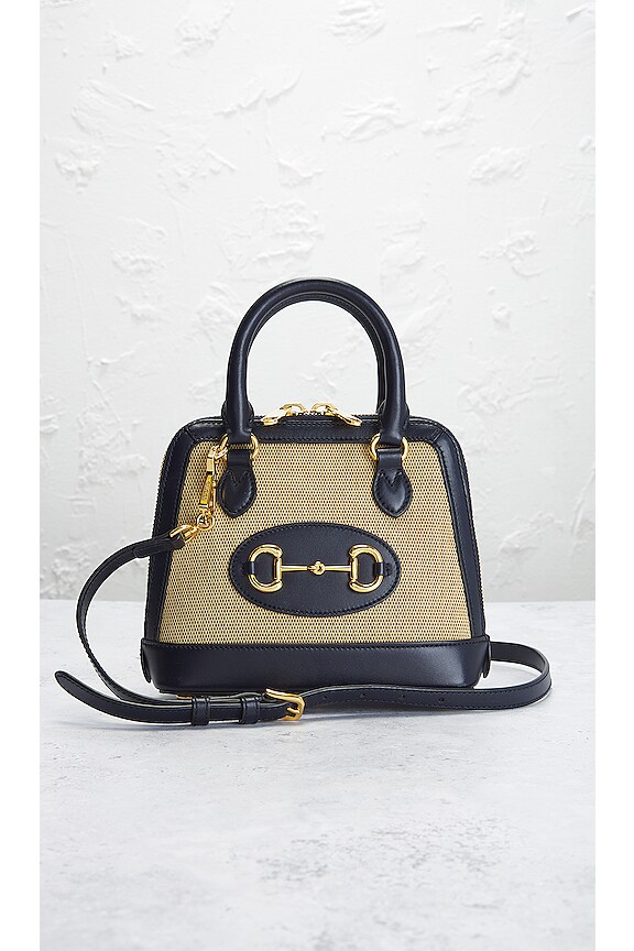 view 2 of 10 Gucci Horsebit Handbag in Beige