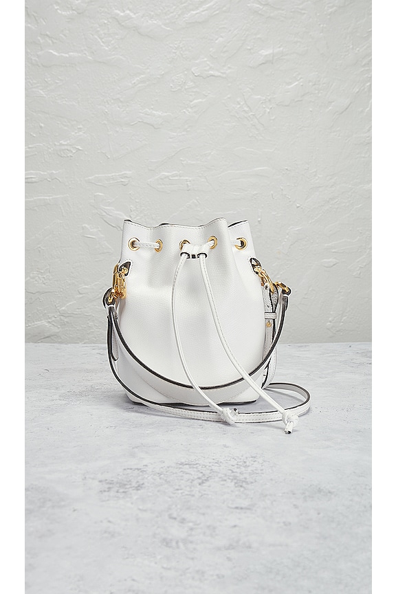 view 2 of 10 Fendi Mini Mon Tresor Bucket Bag in White