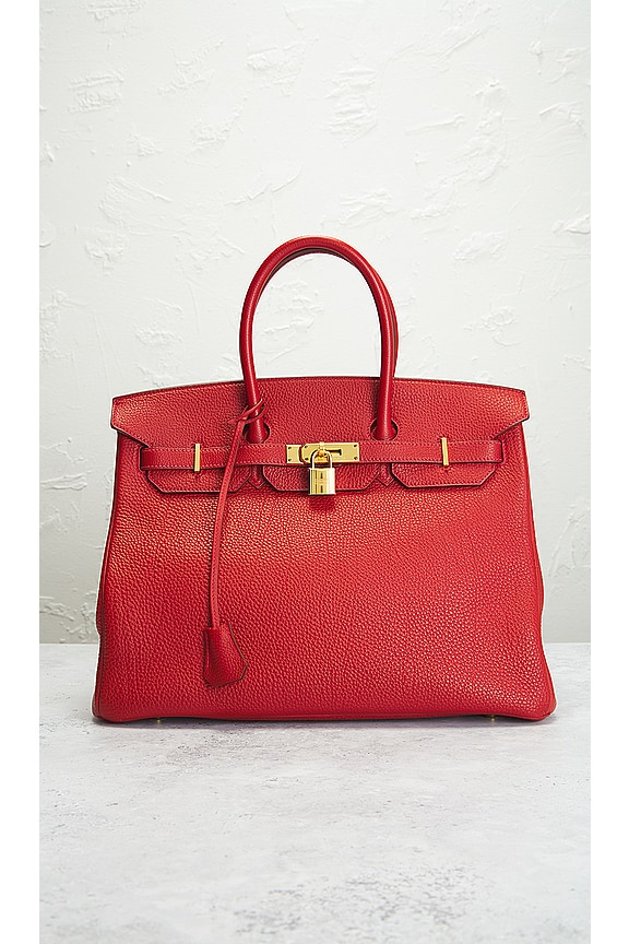 view 2 of 10 Hermes Birkin Handbag in Red
