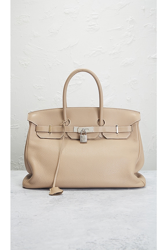 view 2 of 10 Hermes Togo Birkin 35 Handbag in Dove