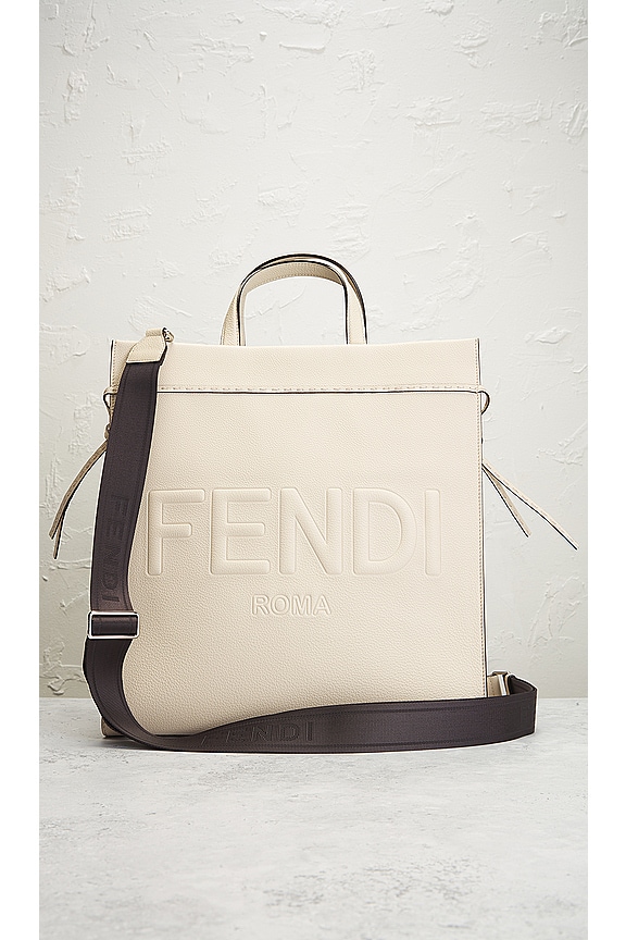 view 2 of 8 Fendi Go to Shopper Tote Bag in Ivory