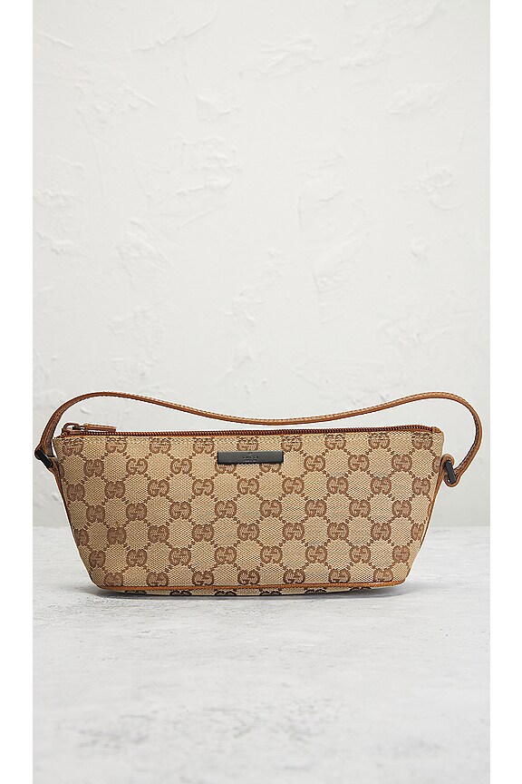 view 2 of 8 Gucci GG Canvas Shoulder Bag in Tan